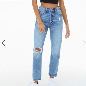 90’s Super High Rise Straight Jeans